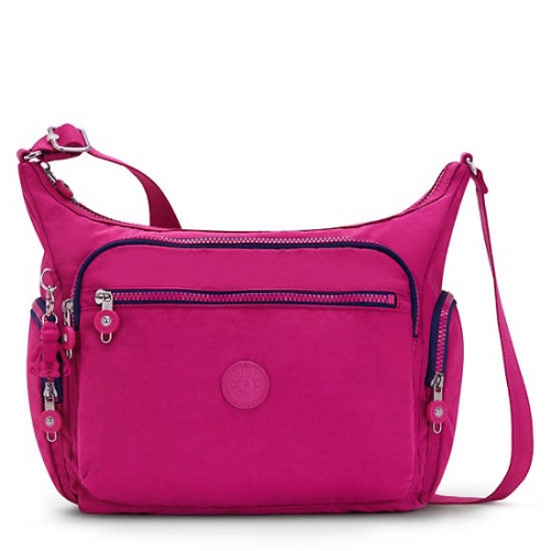 Kipling Gabbie Crossbody Bags Pink Fuchsia | US17QTRMV