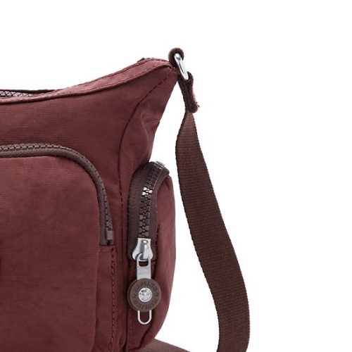 Kipling Gabbie Mini Crossbody Bags Burgundy | US51PRALY