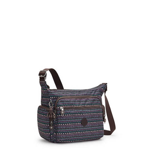 Kipling Gabbie Printed Crossbody Bags Taupe | US86XYZCV