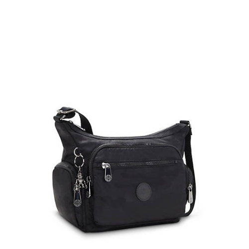 Kipling Gabbie Small Crossbody Bags Black Camo | US52TAJKO