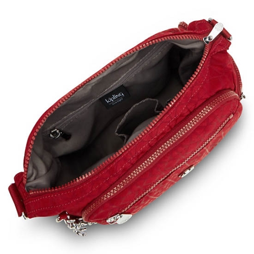 Kipling Gabbie Small Crossbody Bags Red | US47UTGWN