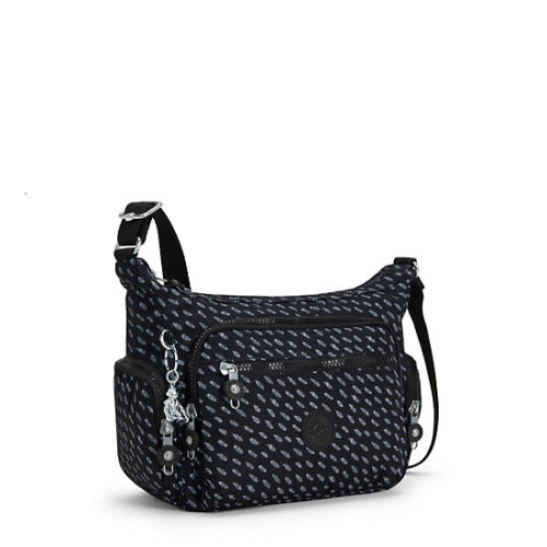 Kipling Gabbie Small Printed Crossbody Bags Blue White | US25DOTZI