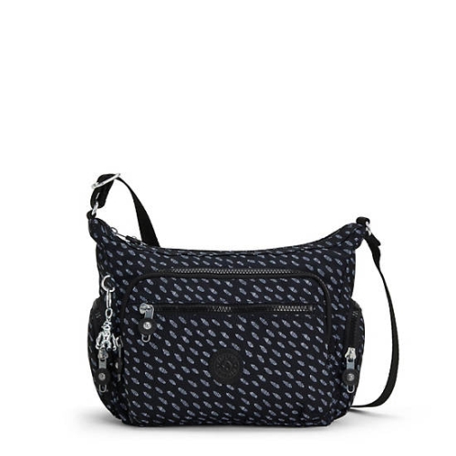 Kipling Gabbie Small Printed Crossbody Bags Blue White | US25DOTZI