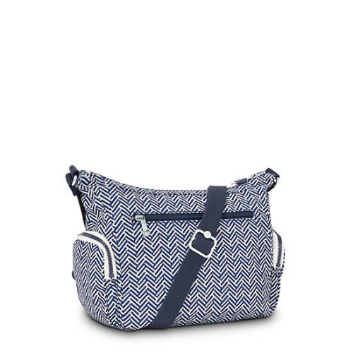 Kipling Gabbie Small Printed Crossbody Bags Grey | US56DBIPQ