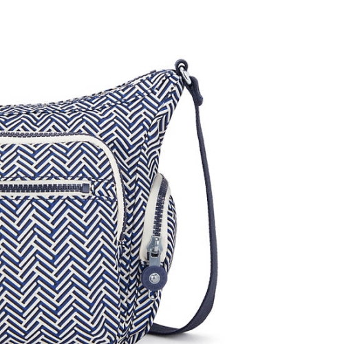 Kipling Gabbie Small Printed Crossbody Bags Grey | US56DBIPQ