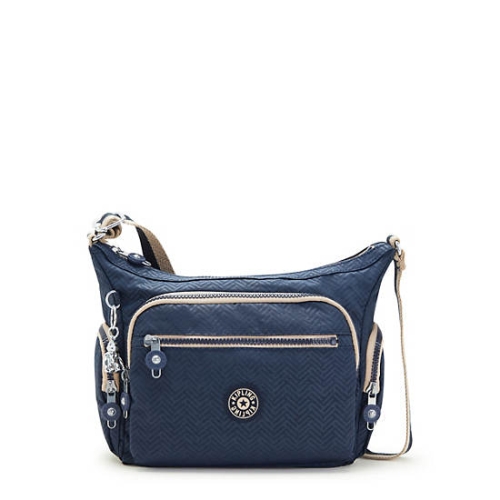 Kipling Gabbie Small Printed Crossbody Bags Blue | US96WRTQJ