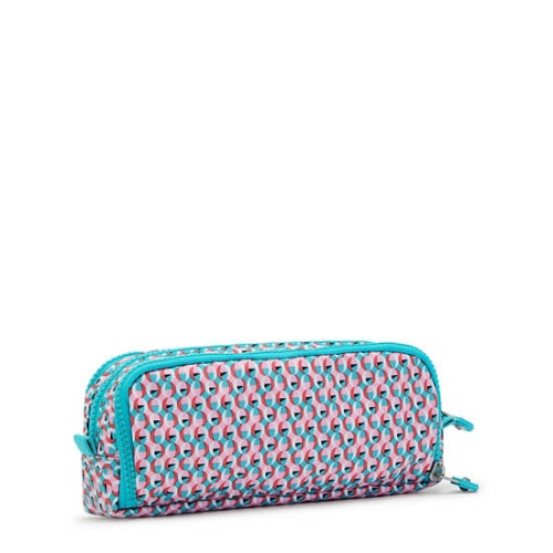 Kipling Gitroy Classic Printed Pencil Case Pink | US72KSIFP