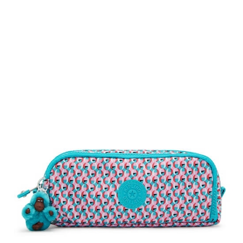 Kipling Gitroy Classic Printed Pencil Case Pink | US72KSIFP