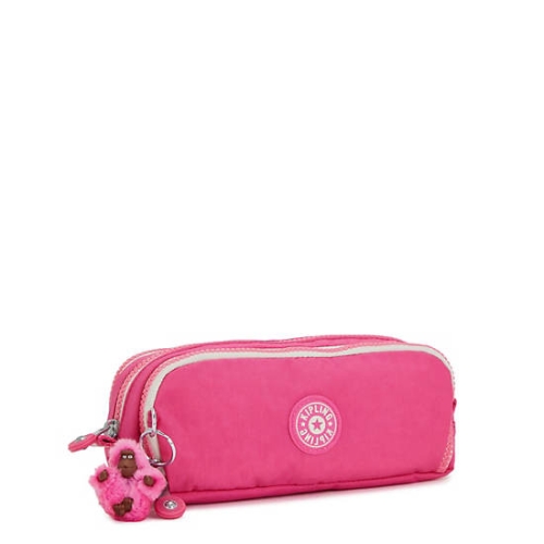 Kipling Gitroy Pencil Case Pink | US45BPJEY