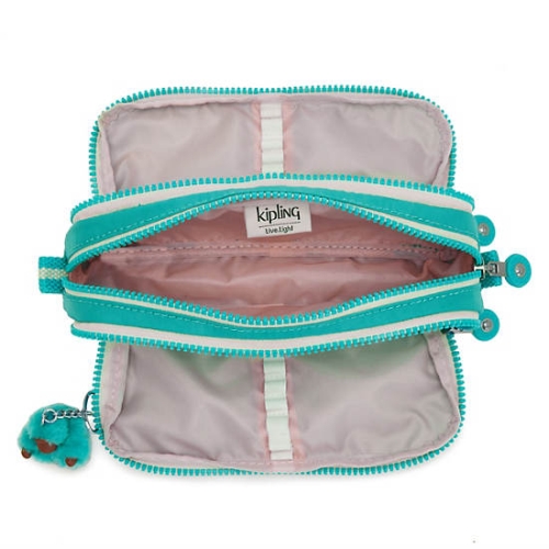 Kipling Gitroy Pencil Case Pouches Turquoise | US56UDCGP