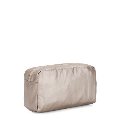 Kipling Gleam Metallic Pouches Beige | US15QTNIH