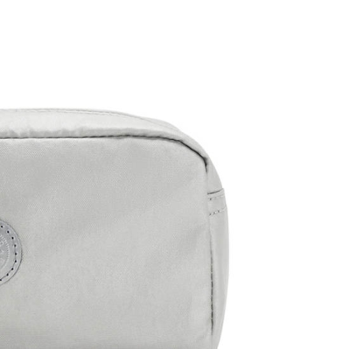 Kipling Gleam Metallic Pouches Silver | US31MDKLX