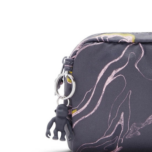 Kipling Gleam Printed Pouches Grey | US51OBIPT