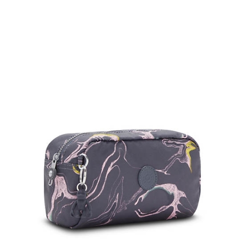 Kipling Gleam Printed Pouches Silver | US78QMFPL