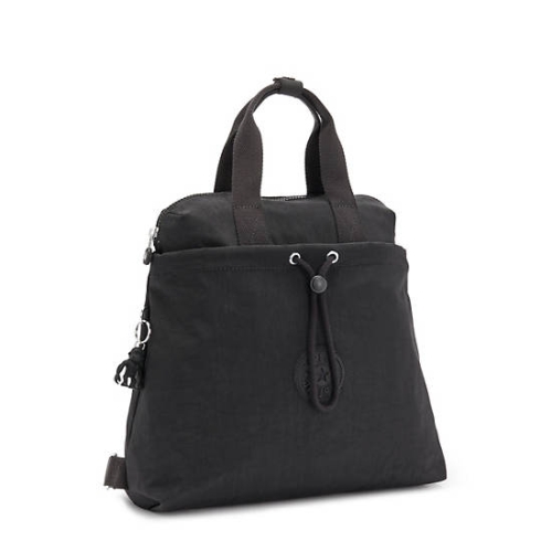 Kipling Goyo Medium Backpack Tote Handbags Black | US12PDVAB