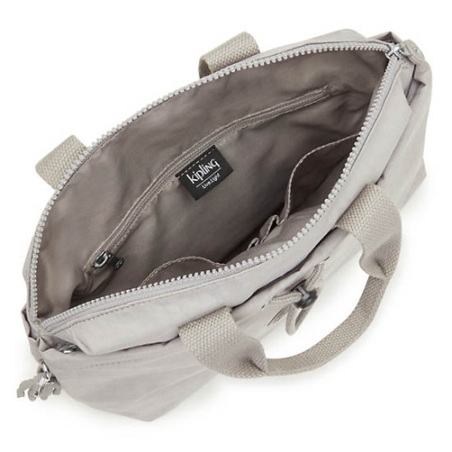 Kipling Goyo Medium Backpack Tote Handbags Grey | US80SIKJD