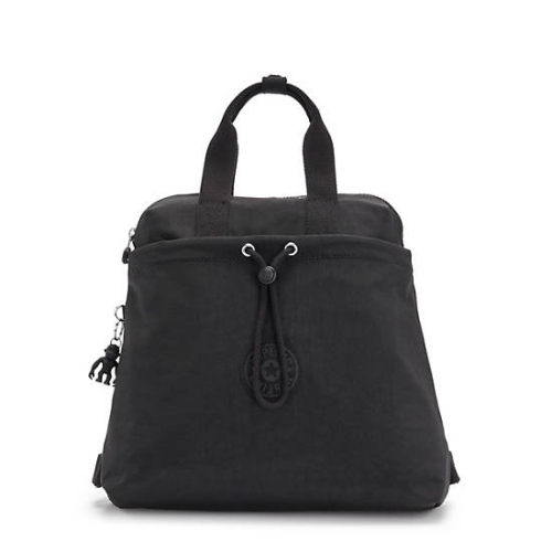 Kipling Goyo Medium Tote Backpacks Black | US06YWORM