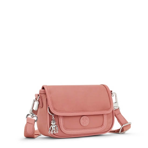 Kipling Inaki Small Crossbody Bag Handbags Pink | US80EVTYD