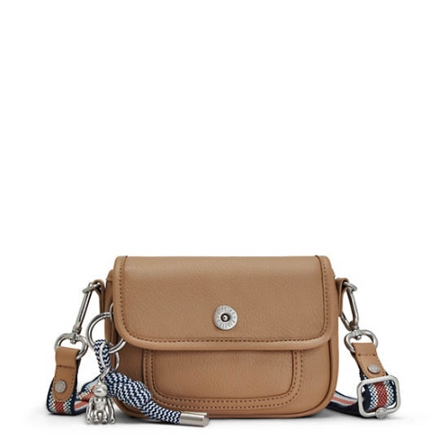 Kipling Inaki Small Crossbody Bags Brown | US16MWQEU