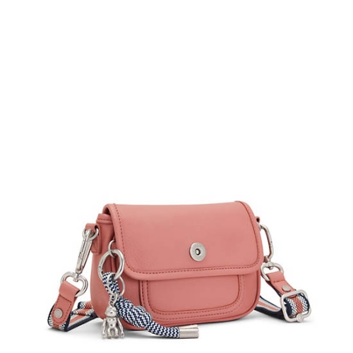 Kipling Inaki Small Crossbody Bags Rose | US98EKZMQ