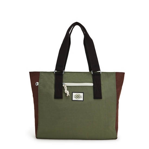 Kipling Jodi M Tote Bags Olive | US90EBDOT