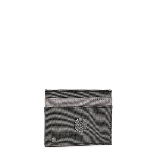 Kipling Jonas Card Case Pouches Grey Black | US51EPFOD