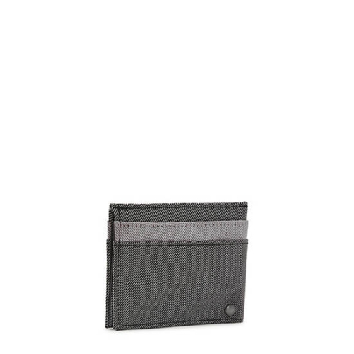 Kipling Jonas Card Case Pouches Grey Black | US51EPFOD