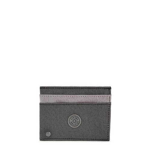 Kipling Jonas Card Case Pouches Grey Black | US51EPFOD