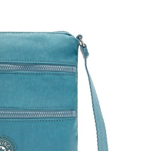 Kipling Keiko Crossbody Mini Bags Turquoise | US61QWDPZ