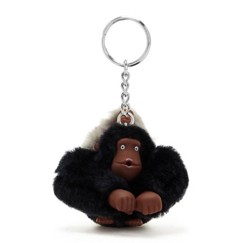 Kipling Mom And Baby Fashion Sven Monkey Keychains Black | US73OJHLI