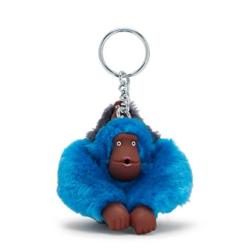 Kipling Mom And Baby Sven Monkey Keychains Navy | US45ZQEUJ