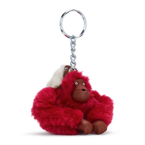 Kipling Mom And Baby Sven Monkey Keychains Red | US91DIMVO