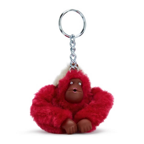 Kipling Mom And Baby Sven Monkey Keychains Red | US91DIMVO