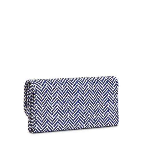 Kipling Money Land Printed Snap Wallet Handbags Grey | US10CEVZN