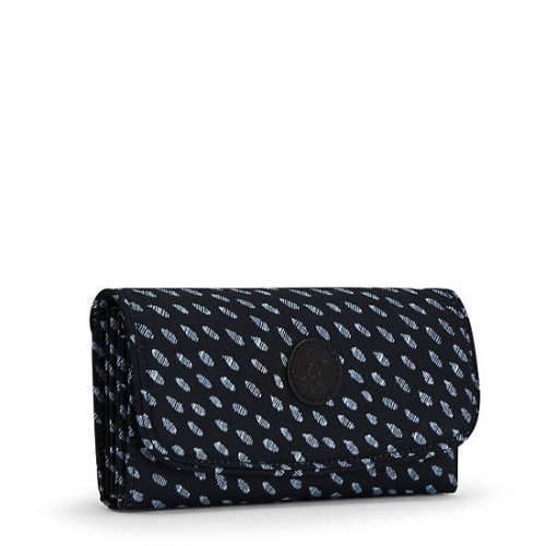 Kipling Money Land Printed Snap Wallet Handbags Black | US12UDZJY