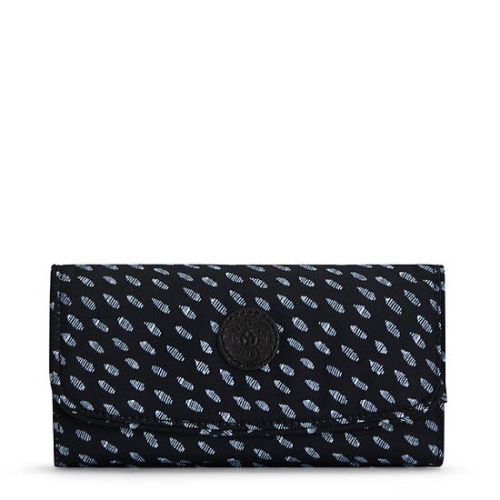 Kipling Money Land Printed Snap Wallets Navy | US95DLWGJ