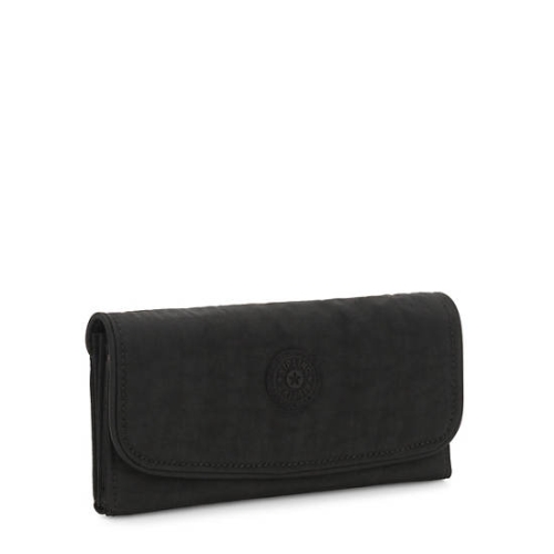 Kipling Money Land Snap Wallets Black | US02GPMHI