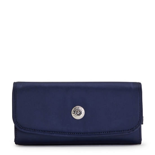 Kipling Money Land Snap Wallets Navy | US36AIPFY