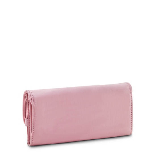 Kipling Money Land Snap Wallets Pink | US63DRNVU