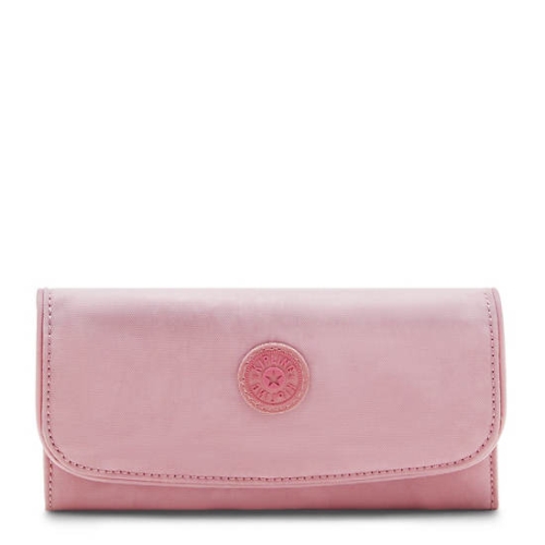 Kipling Money Land Snap Wallets Pink | US63DRNVU