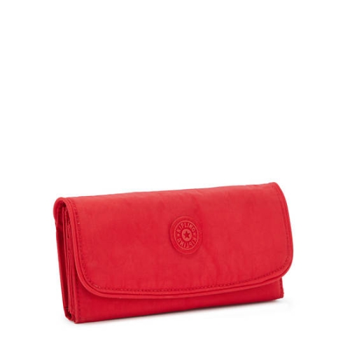 Kipling Money Land Snap Wallets Red | US67VTIXR