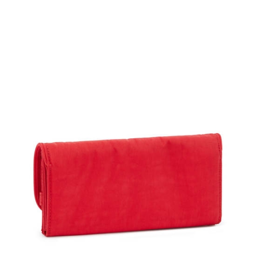 Kipling Money Land Snap Wallets Red | US67VTIXR