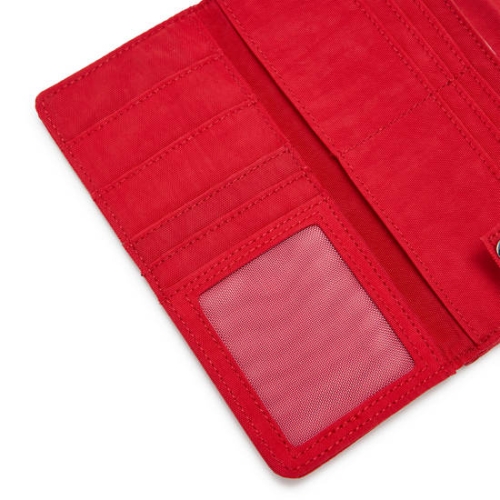 Kipling Money Land Snap Wallets Red | US67VTIXR