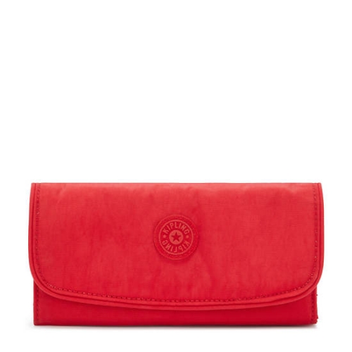 Kipling Money Land Snap Wallets Red | US67VTIXR