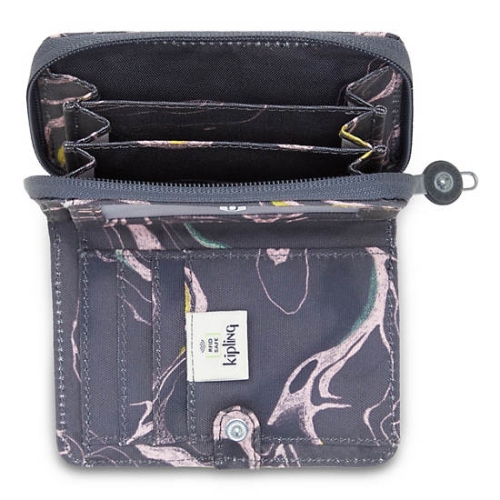 Kipling Money Love Classic Printed Small Wallets Grey | US01AUEFL