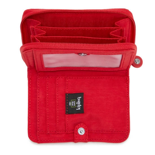 Kipling Money Love Classic Small Wallets Red | US32XDMYB