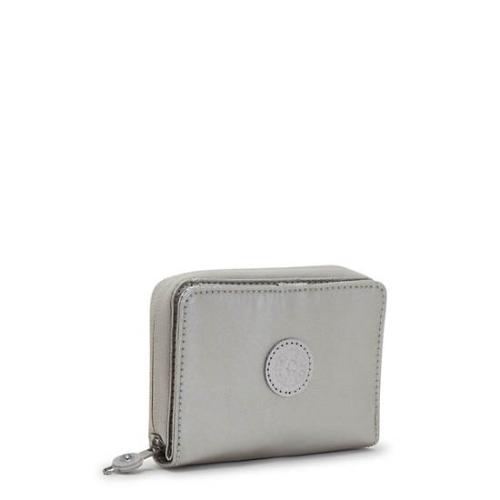 Kipling Money Love Metallic Small Wallets Silver | US25GISQR