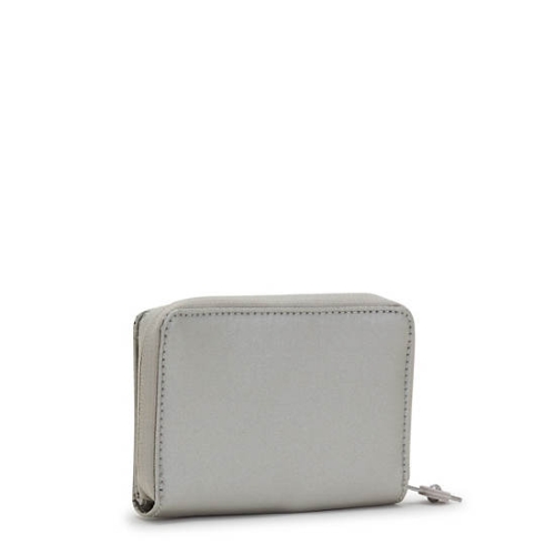 Kipling Money Love Metallic Small Wallets Silver | US25GISQR