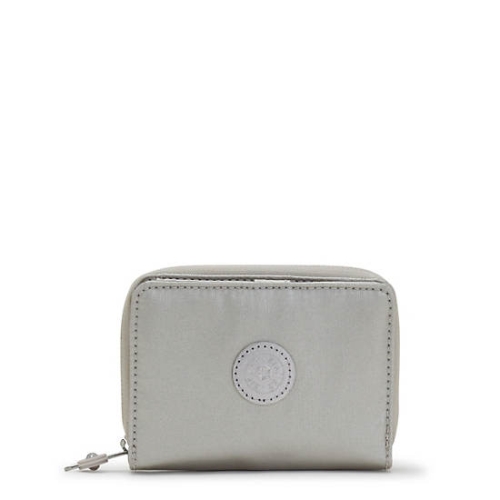 Kipling Money Love Metallic Small Wallets Silver | US76EYZIJ