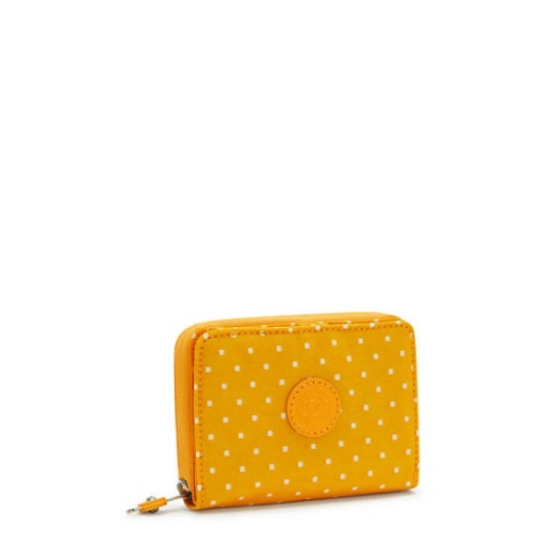 Kipling Money Love Printed Small Wallets Yellow | US43DRTHZ